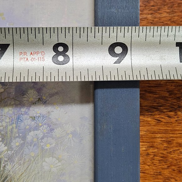 Set of 2 blue framed birdhouse ad mailbox pictures 1999 signed And Orpinas - Picture 6 of 7